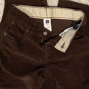 Gap brown corduroy pants
